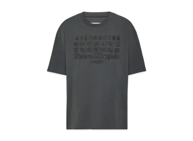 Maison Margiela Men's Embroidered Logo T-Shirt "Black"