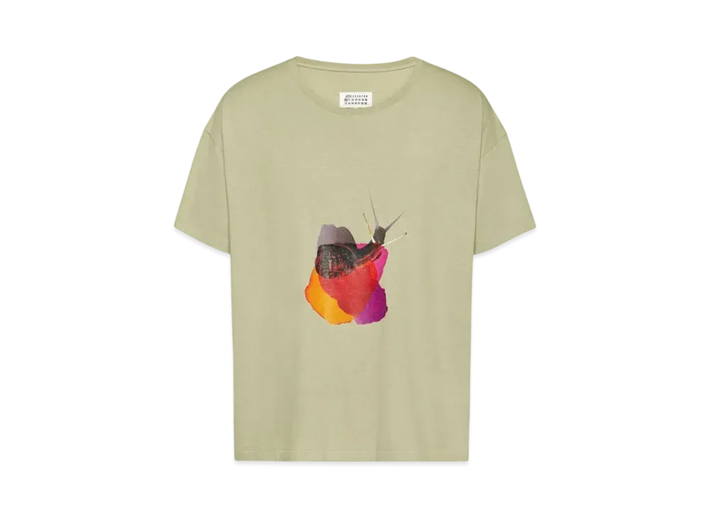 Maison Margiela Men's Snail T-Shirt "Gray"
