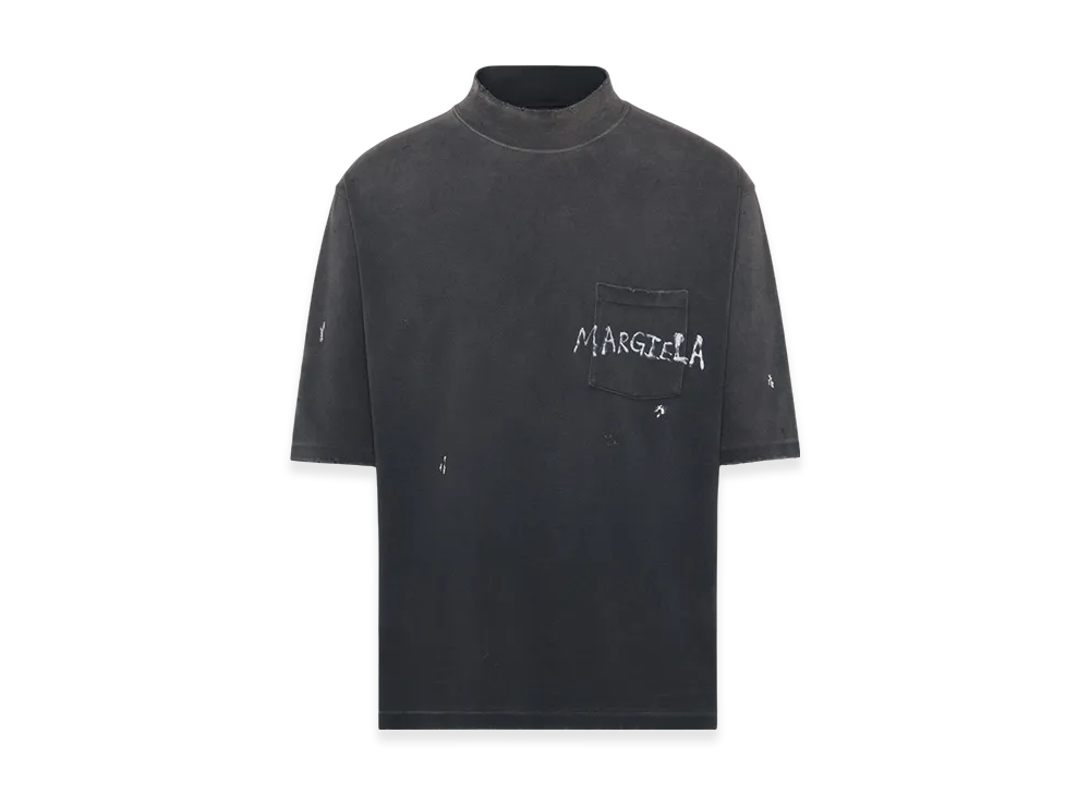 【Maison Margiela 】 メゾンマルジェラTシャツ 46 新品】Maison Margiela メゾン マルジェラ ロゴ Tシャツ 46