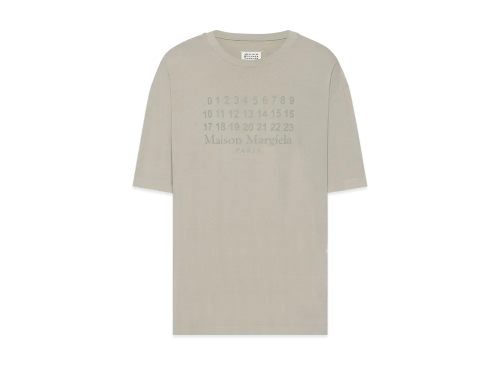 Maison Margiela Men's Numeric Logo T-Shirt "Gray"