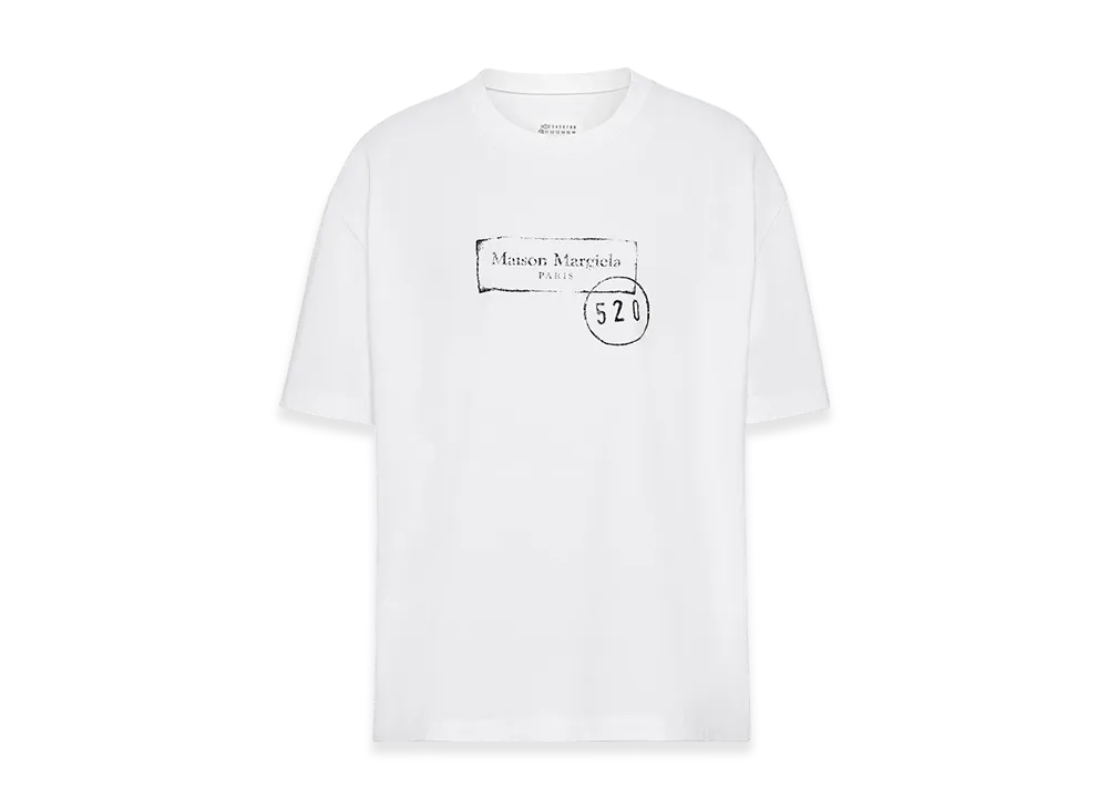 【Maison Margiela】スタンプロゴ Tシャツ ホワイト Maison Margiela(メゾンマルジェラ) - Stamp Logo T-Shirt