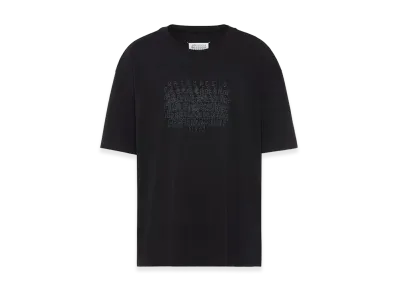 Maison Margiela Cotton T-Shirt With Logo "Black"