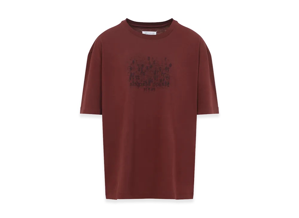 Maison Margiela T-Shirt "Dark Bric Red"