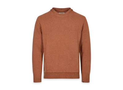 Maison Margiela Back Stitch Double Neck Wool Sweater "Brown"