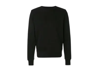 Maison Margiela Elbow Patch Cotton Sweatshirt "Black"