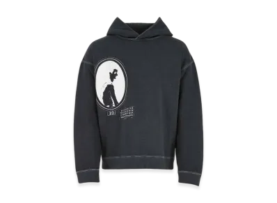 Maison Margiela Graphic Printed Hoodie "Charcoal"
