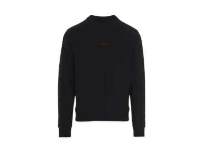 Maison Margiela Reverse Stitch Logo Sweatshirt "Black/Red"