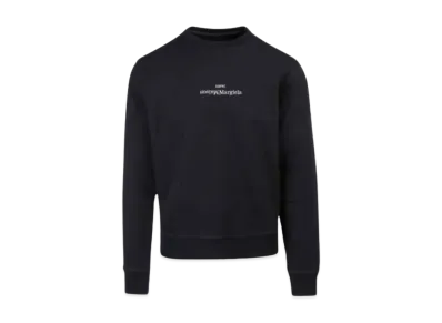 Maison Margiela Reverse Stitch Logo Sweatshirt "Black White"