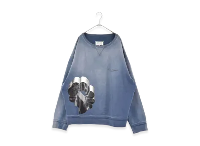 Maison Margiela Oversized Symbol Crew Sweat "Blue"