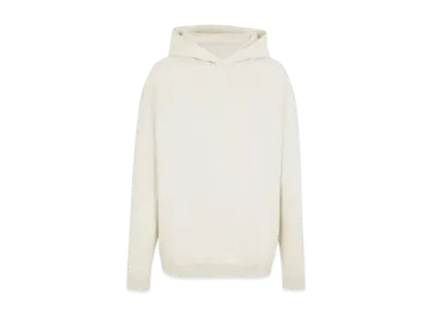 Maison Margiela Upside Down Embroidered Logo Hoodie "Ivory"