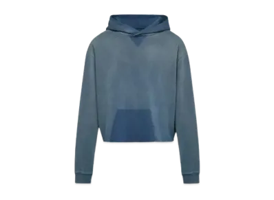 Maison Margiela Organic Cotton Logo Hoodie "Blue"