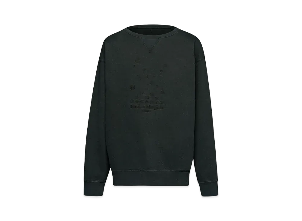 Maison Margiela Numeric Logo Sweat Shirt "Charcoal"