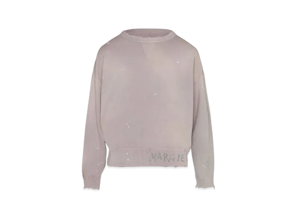 Maison Margiela Handwritten Logo Sweatshirt "Lilac"