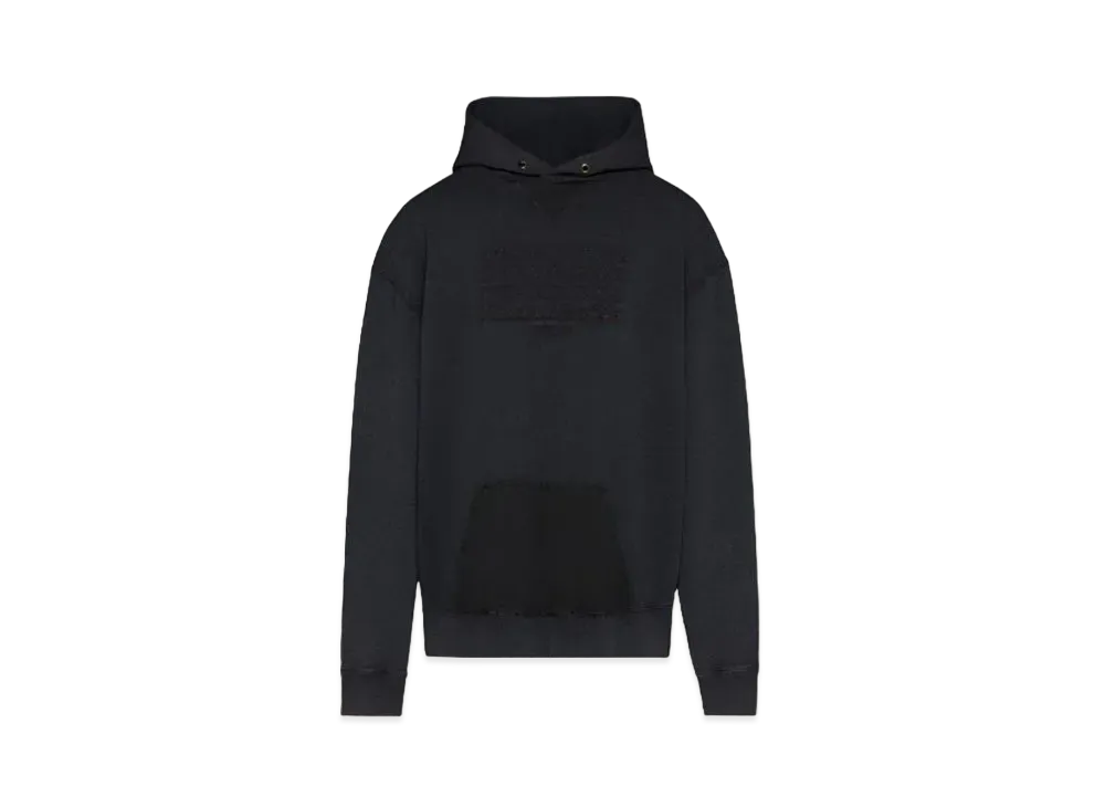 Maison Margiela Reverse Logo Hooded Sweatshirt "Black"