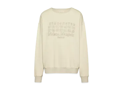Maison Margiela Men's Logo Sweatshirt "Ecru"