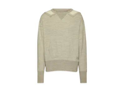 Maison Margiela Men's Stamp Logo Hoodie "Melange Gray"