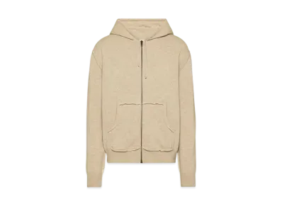Maison Margiela Men's Decortique Cashmere Knit Hoodie "Walnut"