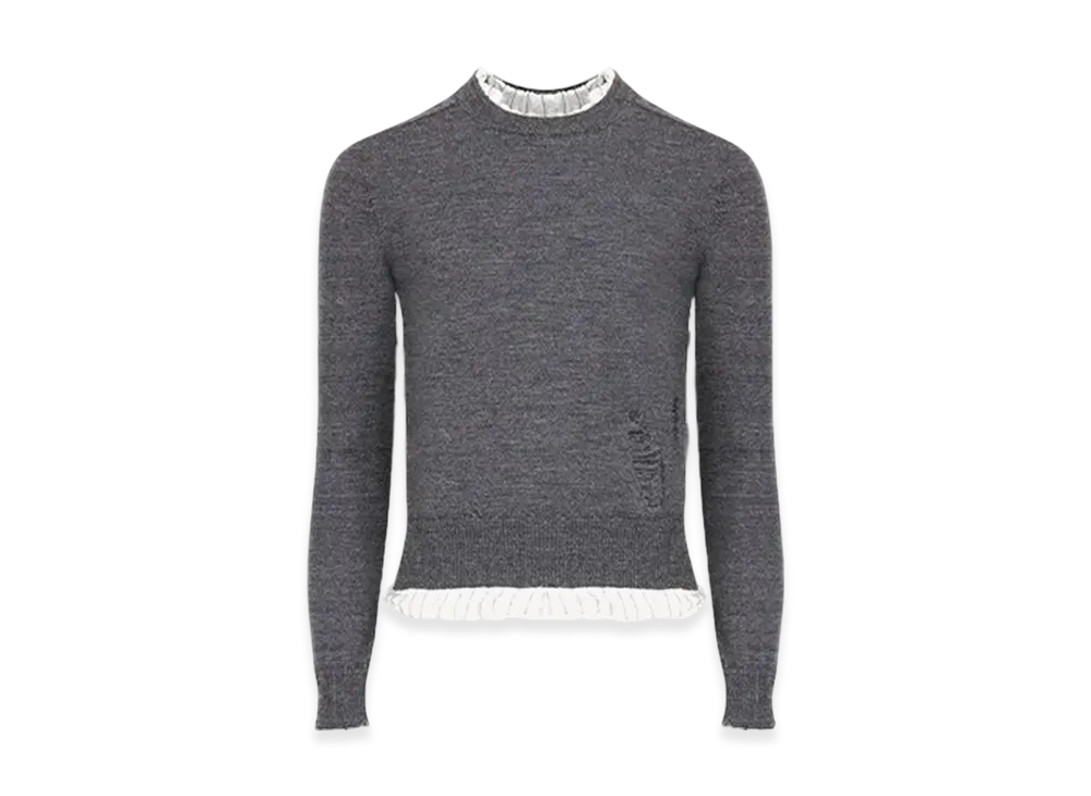 Maison Margiela Knitted Pullover "Grey"