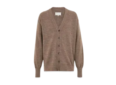Maison Margiela Elbow Patch Cardigan "Brown"