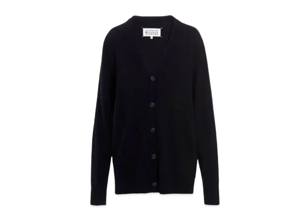 メゾンマルジェラ Vネックカーディガン "ダークブルー" S50HA1059S17993511