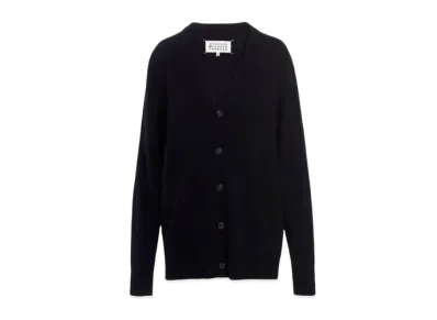 Maison Margiela V-Neck Cardigan "Dark Blue"