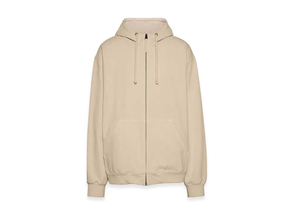 Maison Margiela Men's Embroidered Logo Hoodie "Pink Beige"