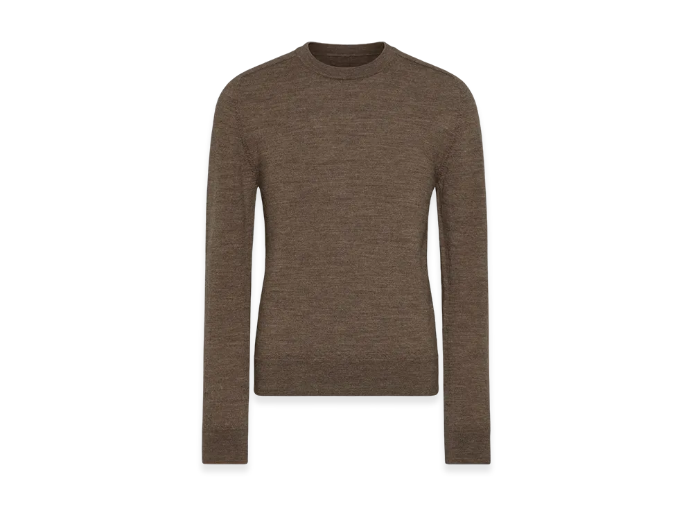 Maison Margiela Men's Elbow Patch Sweater "Walnut"