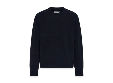 Maison Margiela Men's Washed Lambswool Sweater "Navy"