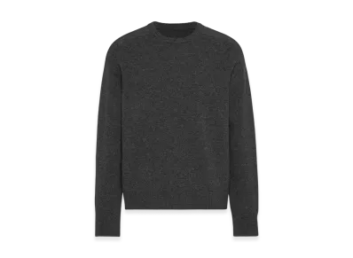 Maison Margiela Men's Washed Lambswool Sweater "Charcoal"