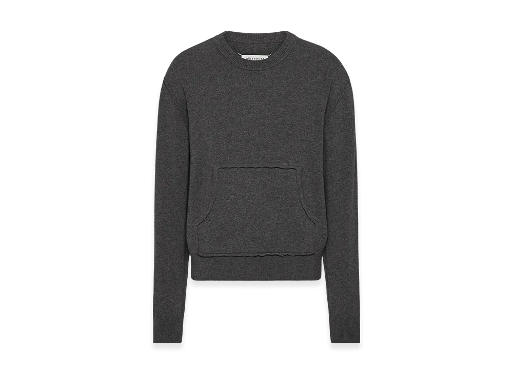 Maison Margiela Men's Decortique Cashmere Sweater "Gray"