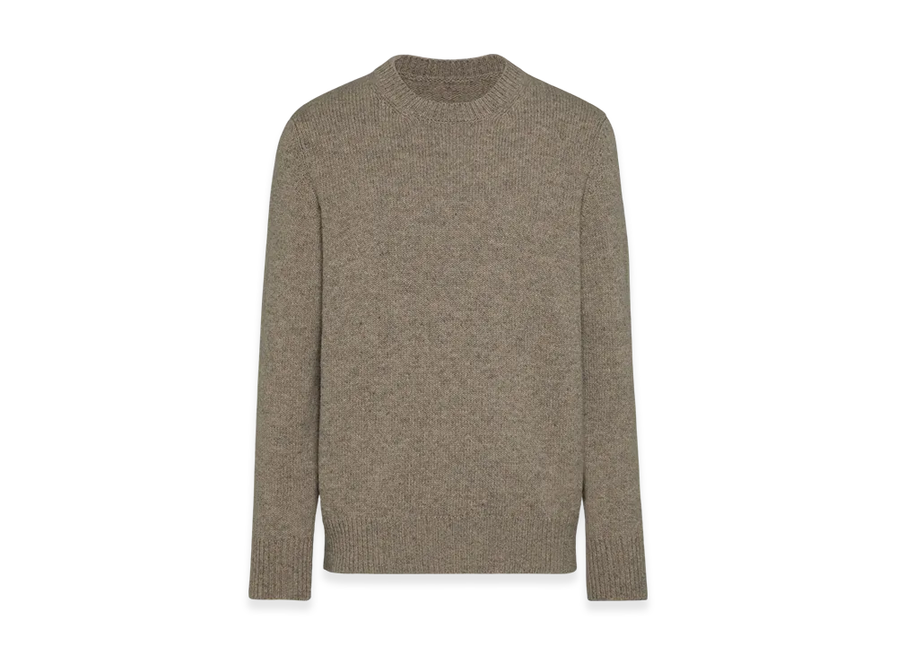 Maison Margiela Men's Shetland Wool Knit Sweater "Beige"