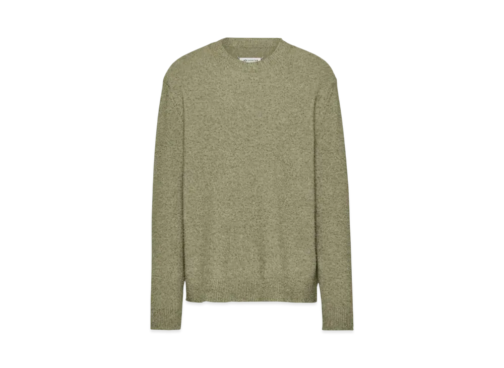 Maison Margiela Men's Pilling Knitwear Sweater "Sage Green"