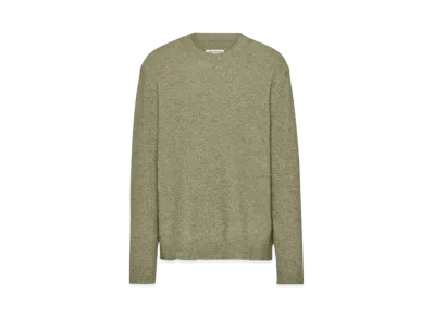 Maison Margiela Men's Pilling Knitwear Sweater "Sage Green"