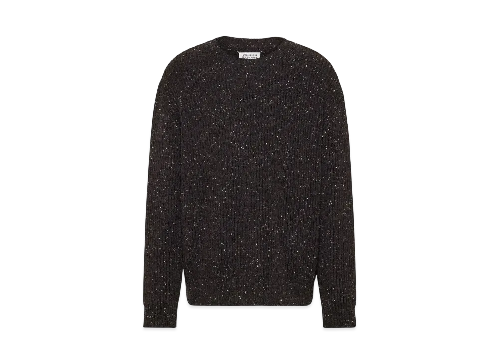 Maison Margiela Men's Shetland Wool Sweatshirt "Charcoal"