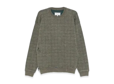 Maison Margiela Sweatshirt With Worn Effect "Green"