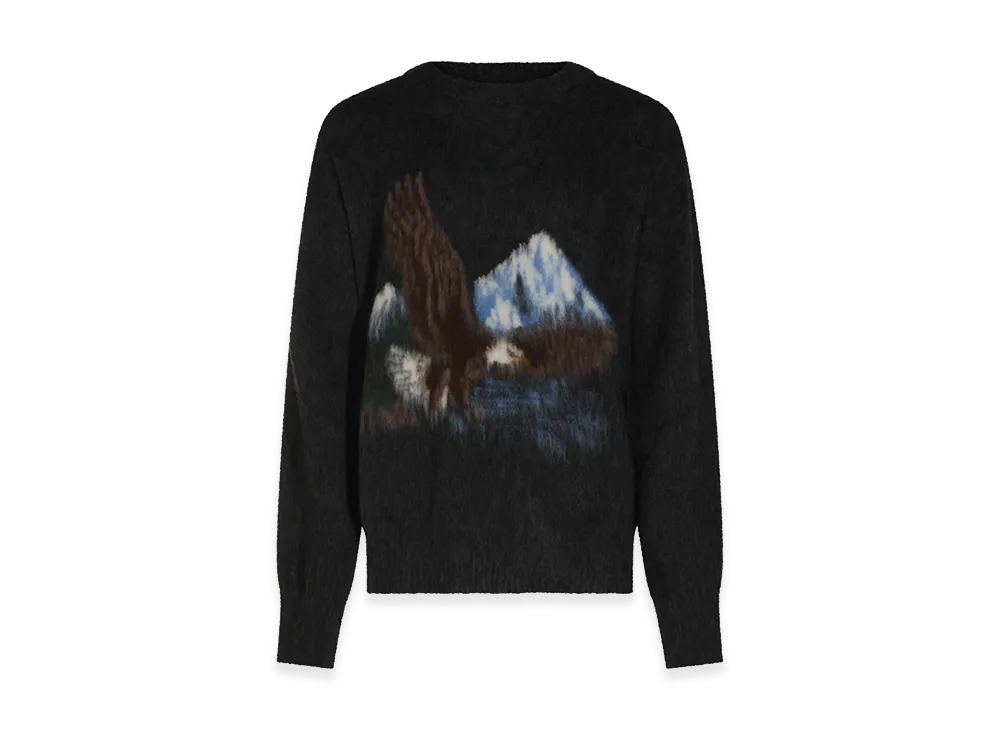 Maison Margiela Wool Blend Oversize Sweater "Gray/Graphite"