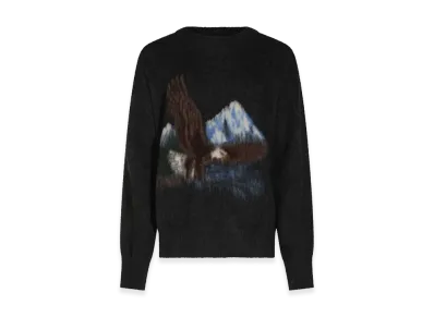 Maison Margiela Wool Blend Oversize Sweater "Gray/Graphite"