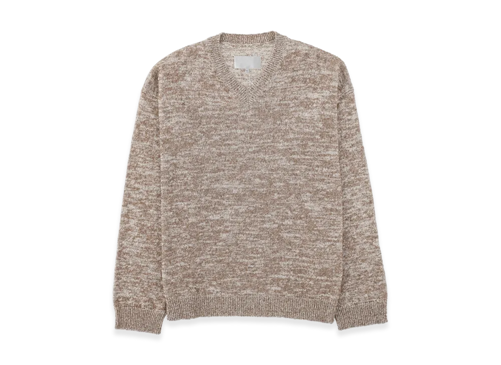 Maison Margiela Maglia Con Scollo A V "Beige"
