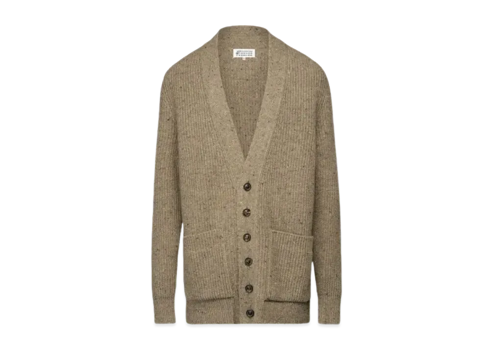 Maison Margiela Donegal Classic Knit Cardigan "Walnut"