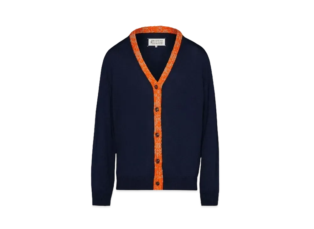 Maison Margiela Recycled Knit Cardigan "Blue"