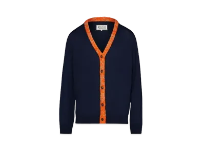 Maison Margiela Recycled Knit Cardigan "Blue"