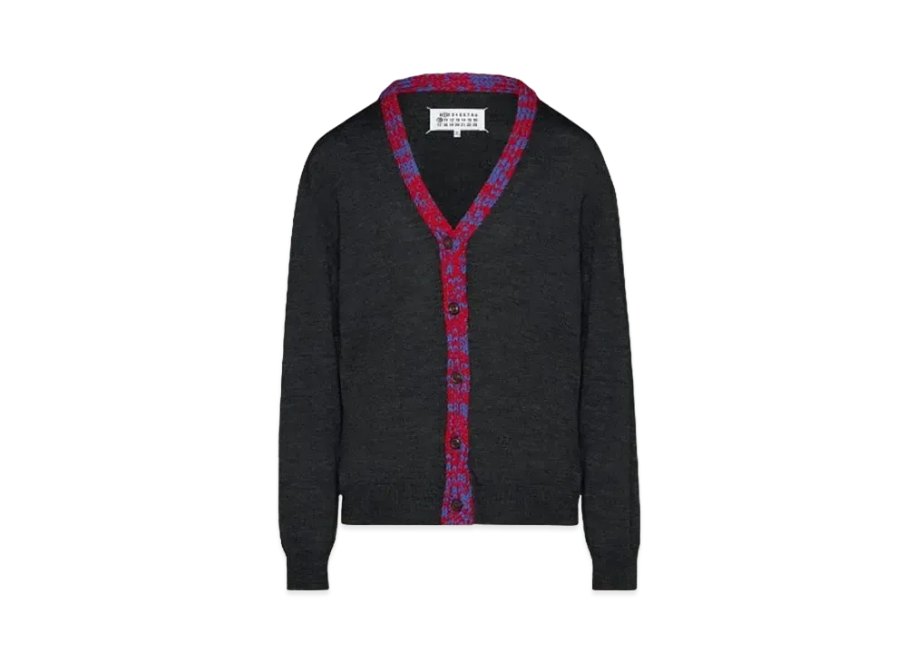 Maison Margiela Recycled Knit Cardigan "Charcoal"