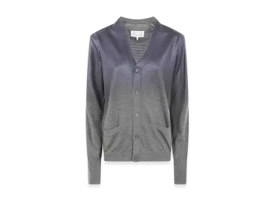 Maison Margiela Women's V Neck Cardigan "Green"