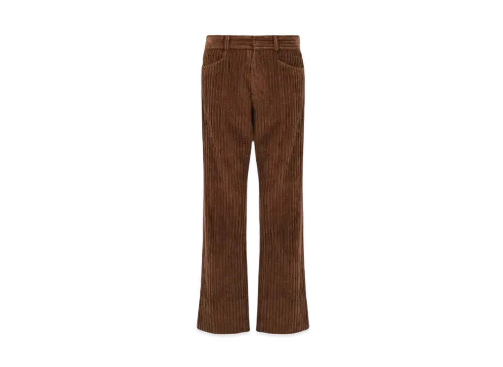Maison Margiela Corduroy Cropped Trousers "Nutmeg"