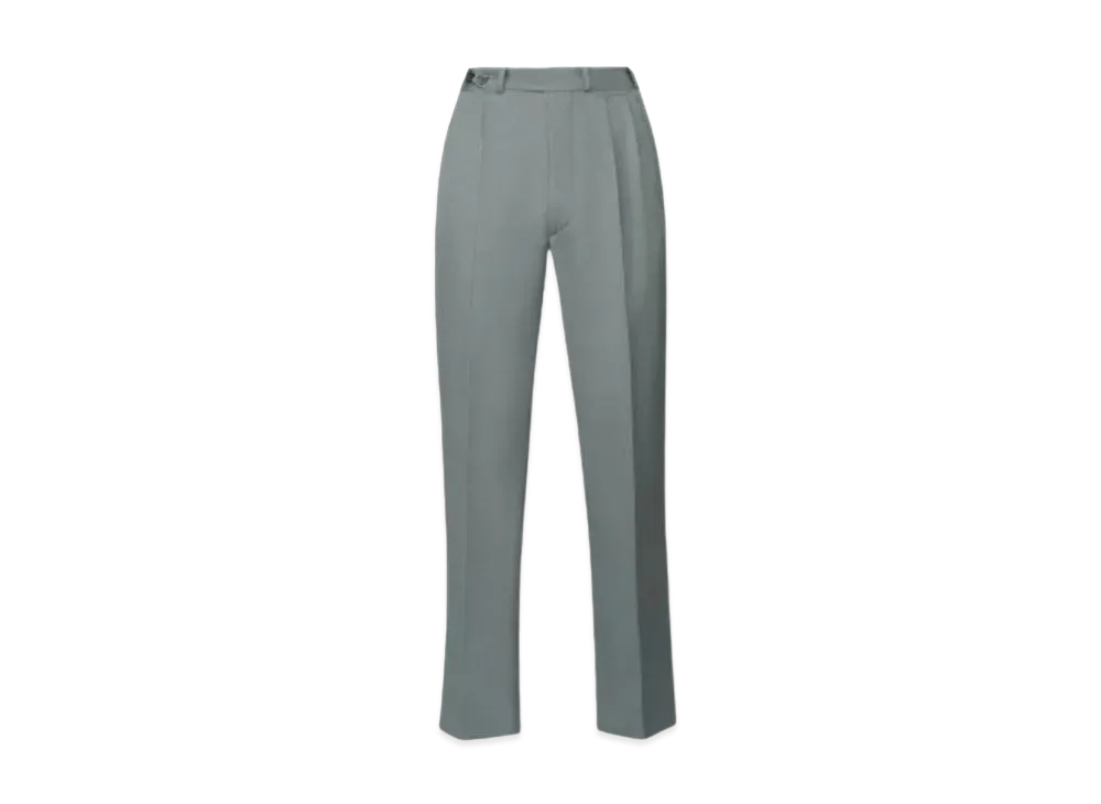 Maison Margiela Wool Gabardine Trousers "Forest"