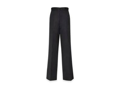 Maison Margiela Men's Barathea Wool Trousers "Blue"