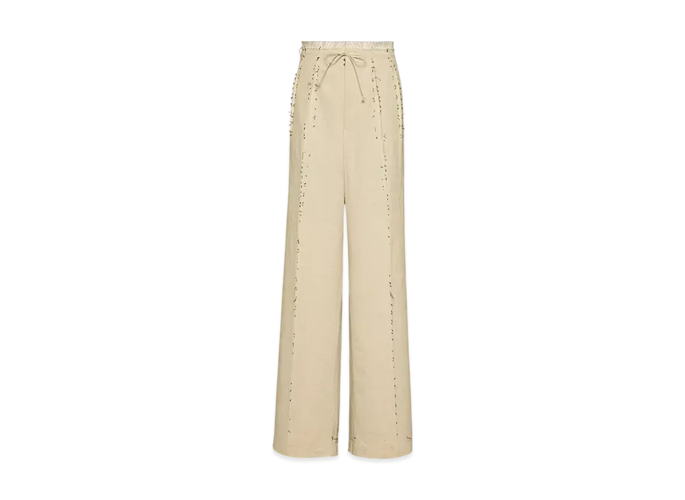 Maison Margiela Men's Work-In-Progress Trousers "Ecru"