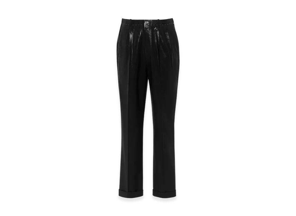 Maison Margiela Foil Wool Trousers "Black"