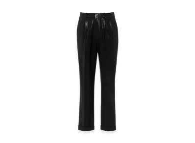 Maison Margiela Foil Wool Trousers "Black"