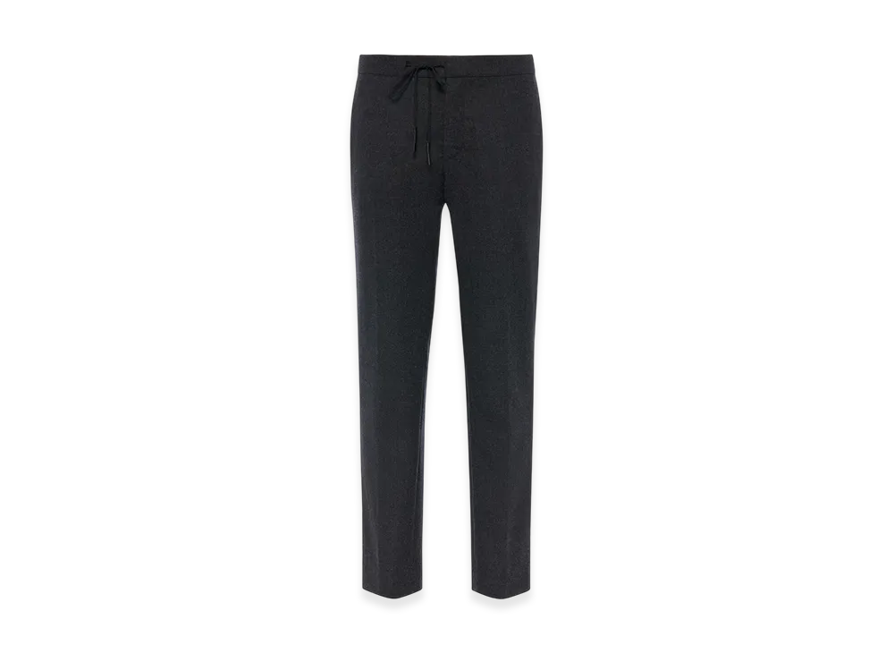 Maison Margiela Drawstring Wool Trousers "Dark Gray"